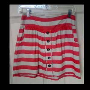 Stoosh Striped Skater Skirt